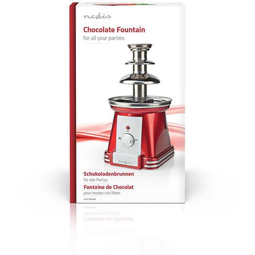 Cascata de Chocolate Nedis - Vermelho | Branco - Image 4
