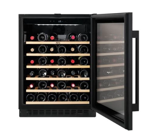 Cave de Vinho Encastrável AEG AWUS052B5B | 82x59,5x56,5 cm | 52 Garrafas | G | Uma Zona de Temperatura | Preto - Image 3