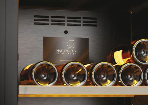 Cave de Vinho Haier HWS247FDU1 | 190x59,7x71,4 cm | 247 Garrafas | D | Preto - Image 7