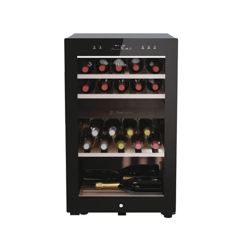 Cave de Vinho Haier HWS42GDAU1 | 82x49,7x58,5 cm | 42 Garrafas | G | Preto
