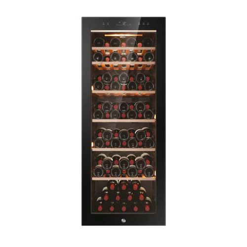 Cave de Vinho Haier HWS84GA | 127x49,7x58,5 cm | 84 Garrafas | G | Preto - Image 4