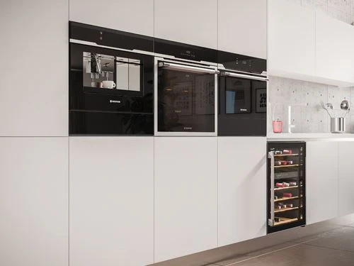 Cave de Vinho Encastrável Hoover HWCB 60 | 81,3x59,5x57 cm | 46 Garrafas | G | Preto - Image 3