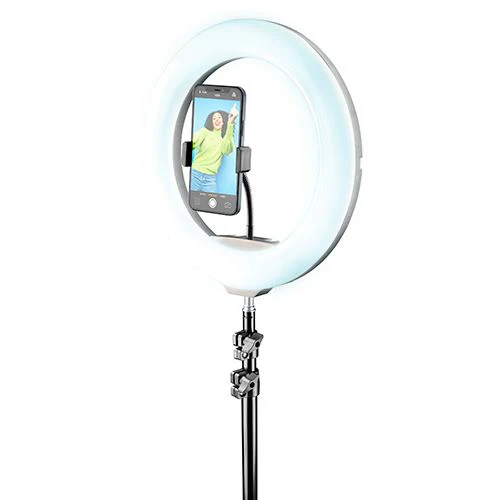Tripé + Ring Light Pro Cellularline para Smartphone - Image 2