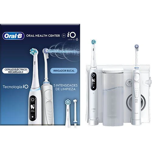 Centro Dentário Oral- B com Irrigador Bucal + Escova de Dentes Elétrica iO6 - Image 2