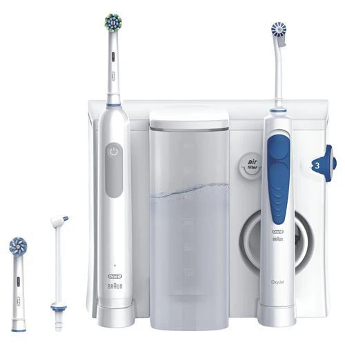 Centro Dentário Oral- B Oxyjet + Escova de Dentes Elétrica Pro Series 1 - Outlet - Grade A