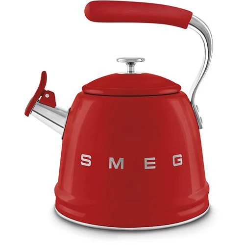 Chaleira de Apito Smeg Anni 50 WKF01RD - Vermelho - Image 2