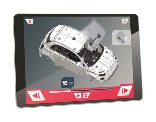 Ciência e Jogo Build Laboratório de Mecânica: Fiat 500 Eléctrico - Clementoni - Image 8