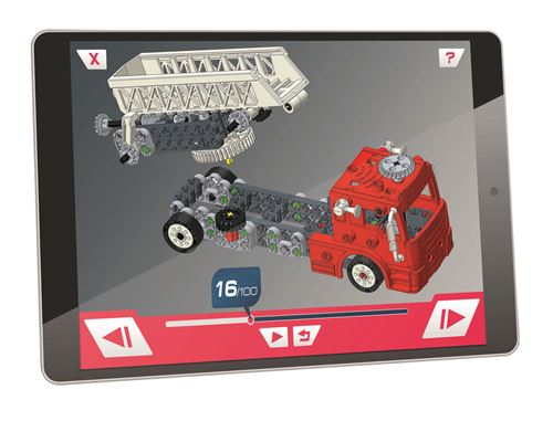 Ciência e Jogo Laboratório de Mecânica: Camião de Bombeiros - STEM - Clementoni - Image 4