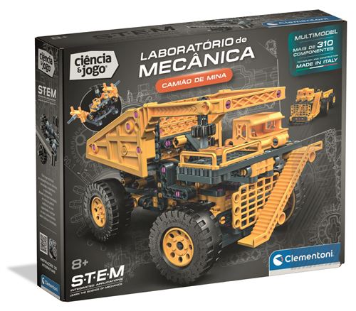 Ciência e Jogo Laboratório de Mecânica: Camião de Mina - STEM - Clementoni