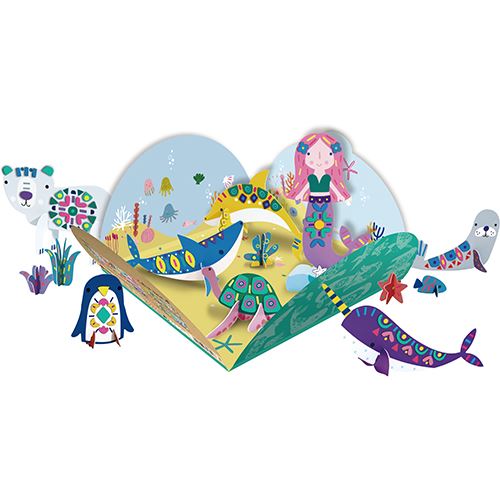 Cola e Brinca Animais Polares e Marinhos - Stick 'N' Play Stickers - Avenir | Sig Toys - Image 3