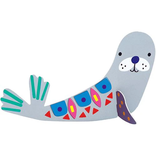 Cola e Brinca Animais Polares e Marinhos - Stick 'N' Play Stickers - Avenir | Sig Toys - Image 6
