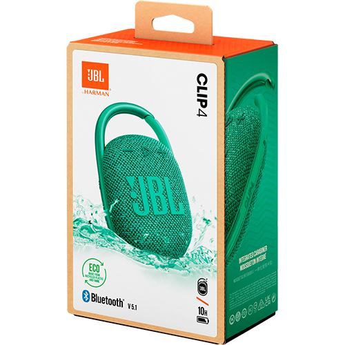 Coluna Portátil Bluetooth JBL Clip4 Eco - Verde - Image 4