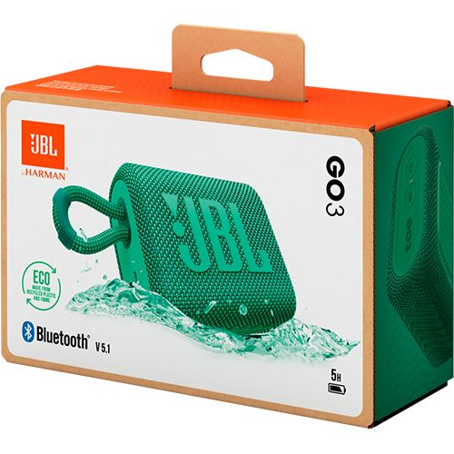 Coluna Portátil Bluetooth JBL GO 3 Eco - Verde - Image 6