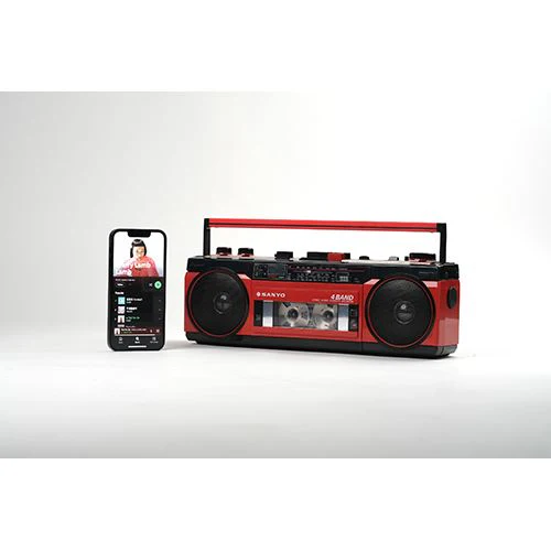 Coluna Bluetooth + Leitor de Cassetes NINM Lab - It's Real - Branco - Image 11
