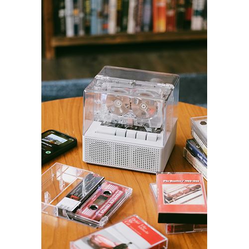Coluna Bluetooth + Leitor de Cassetes NINM Lab - It's Real - Branco - Image 8