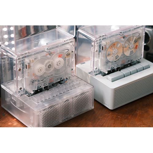 Coluna Bluetooth + Leitor de Cassetes NINM Lab - It's Real - Transparente - Image 12