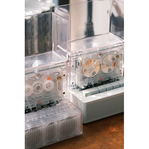 Coluna Bluetooth + Leitor de Cassetes NINM Lab - It's Real - Transparente - Image 14