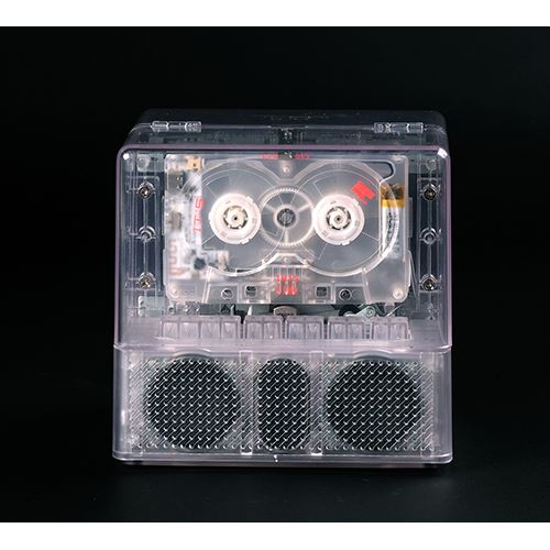 Coluna Bluetooth + Leitor de Cassetes NINM Lab - It's Real - Transparente - Image 3