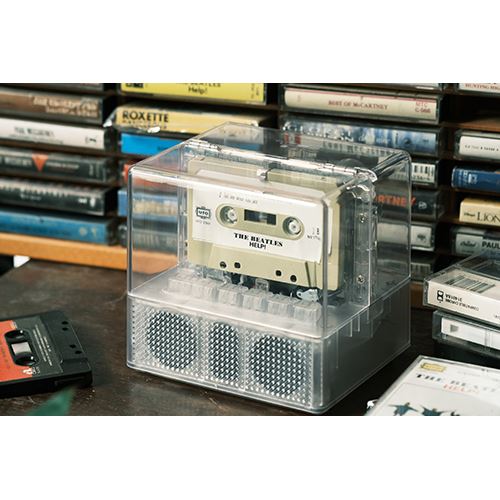 Coluna Bluetooth + Leitor de Cassetes NINM Lab - It's Real - Transparente - Image 7