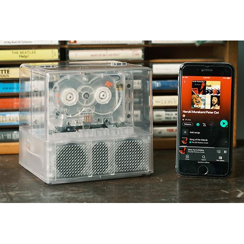 Coluna Bluetooth + Leitor de Cassetes NINM Lab - It's Real - Transparente - Image 8