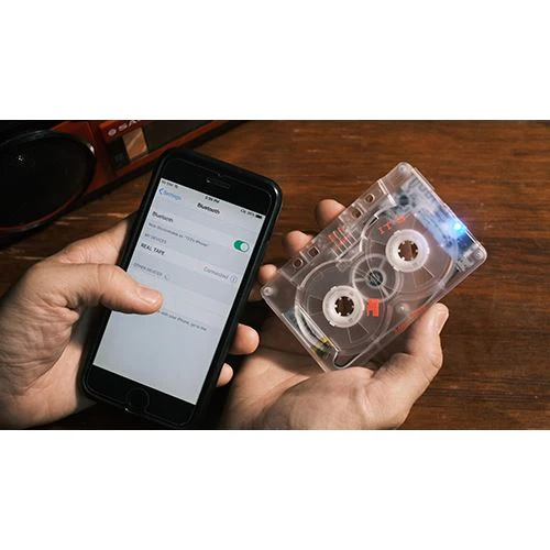 Coluna Bluetooth + Leitor de Cassetes NINM Lab - It's Real - Transparente - Image 9