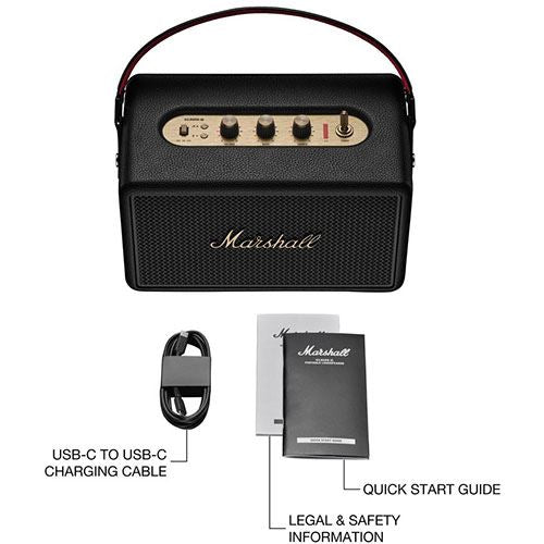 Coluna Bluetooth Marshall Kilburn III - Black & Brass - Image 5