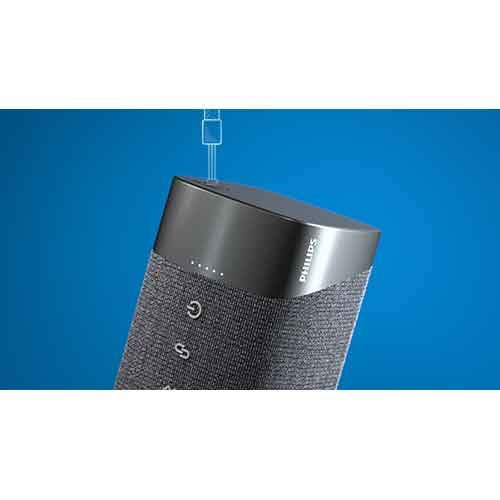 Coluna Portátil Bluetooth Philips S5505 - Preto - Image 3