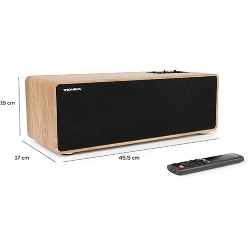 Coluna Bluetooth Thomson WS852 - 150W - Wood (Madeira) - Image 2
