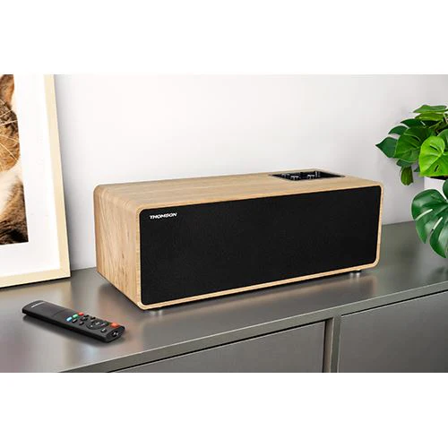Coluna Bluetooth Thomson WS852 - 150W - Wood (Madeira) - Image 8