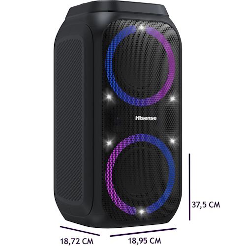 Coluna Boombox Bluetooth Hisense Party Rocket HP160 - Image 7