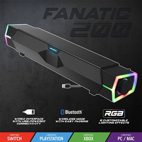 Coluna Gaming Bluetooth Spirit Of Gamer Fanatic 2.0 - Preto - Image 2