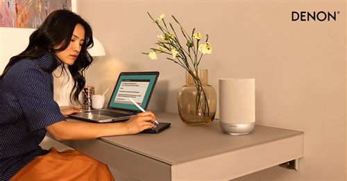 Coluna Multiroom Denon Home 200 - Creme - Image 8