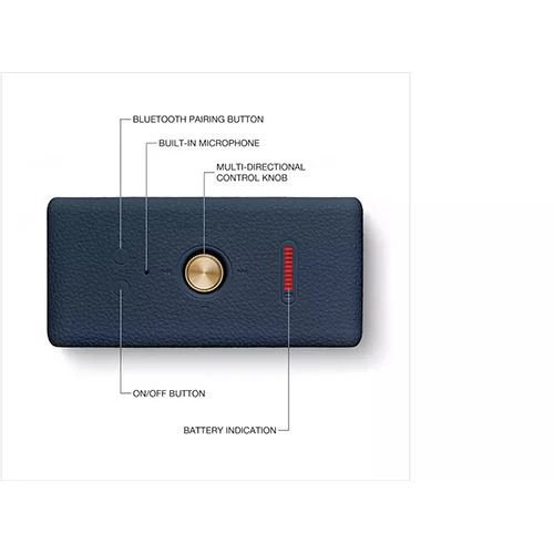 Coluna Portátil Bluetooth Marshall Emberton III - Azul - Image 3