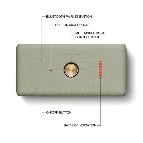 Coluna Portátil Bluetooth Marshall Emberton III - Verde Sage - Image 11