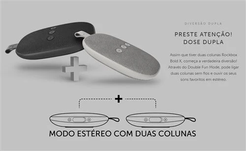 Coluna Portátil Bluetooth Fresh 'n Rebel Rockbox Bold X - Azul - Image 3