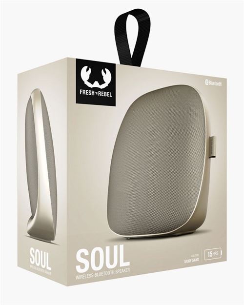 Coluna Portátil Bluetooth Fresh 'n Rebel Rockbox Soul - Areia - Image 4