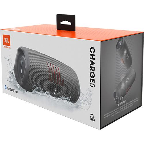 Coluna Portátil Bluetooth JBL Charge 5 - Cinzento - Image 5