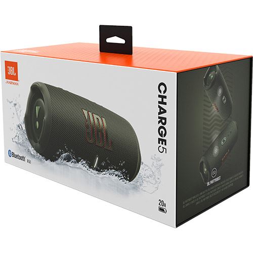 Coluna Portátil Bluetooth JBL Charge 5 - Verde - Image 5