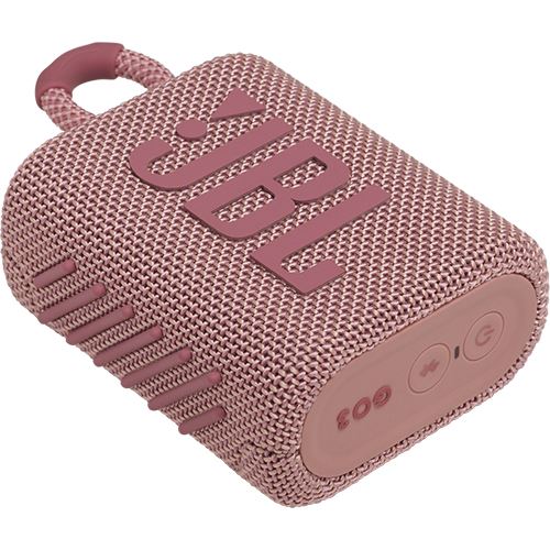 Coluna Portátil Bluetooth JBL GO 3 - Cor-de-Rosa - Image 3
