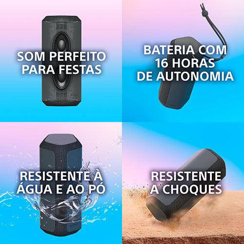 Coluna Portátil Bluetooth Sony SRS-XE200 - Preto - Image 6