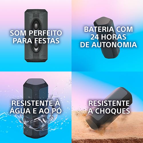 Coluna Portátil Bluetooth Sony SRS-XE300 - Preto - Image 6