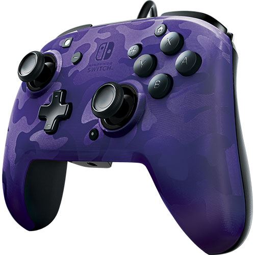Comando Com Fios PDP Faceoff para Nintendo Switch - Púrpura - Image 2