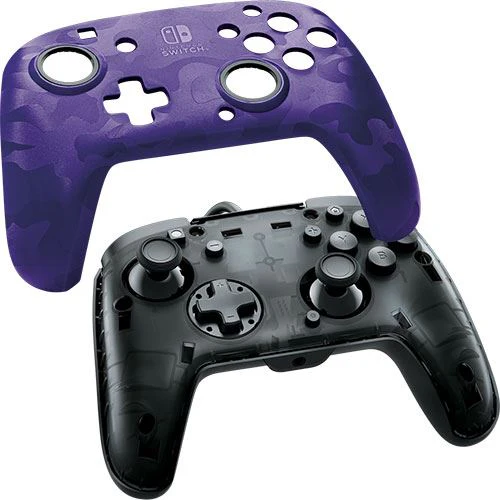 Comando Com Fios PDP Faceoff para Nintendo Switch - Púrpura - Image 4