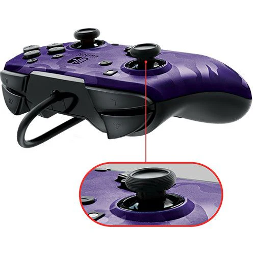 Comando Com Fios PDP Faceoff para Nintendo Switch - Púrpura - Image 6