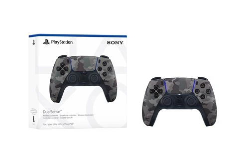 Comando PS5 DualSense (PS5/PC/Mac/Bluetooth) - Grey Camouflage - Image 2