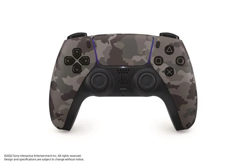 Comando PS5 DualSense (PS5/PC/Mac/Bluetooth) - Grey Camouflage - Image 3