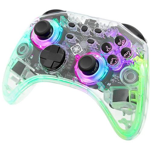Comando sem Fios Deltaco 4222135 RGB - Preto - Nintendo Switch - Image 2