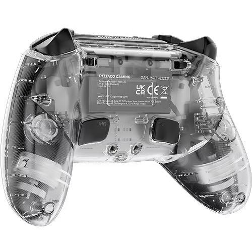 Comando sem Fios Deltaco 4222235 para PS4 | Multiplataforma - Transparente - Image 9