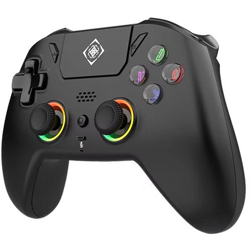 Comando sem Fios Deltaco 4222414 para PS5 | Multiplataforma | RGB - Preto - Image 2