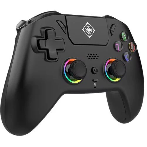 Comando sem Fios Deltaco 4222414 para PS5 | Multiplataforma | RGB - Preto - Image 3